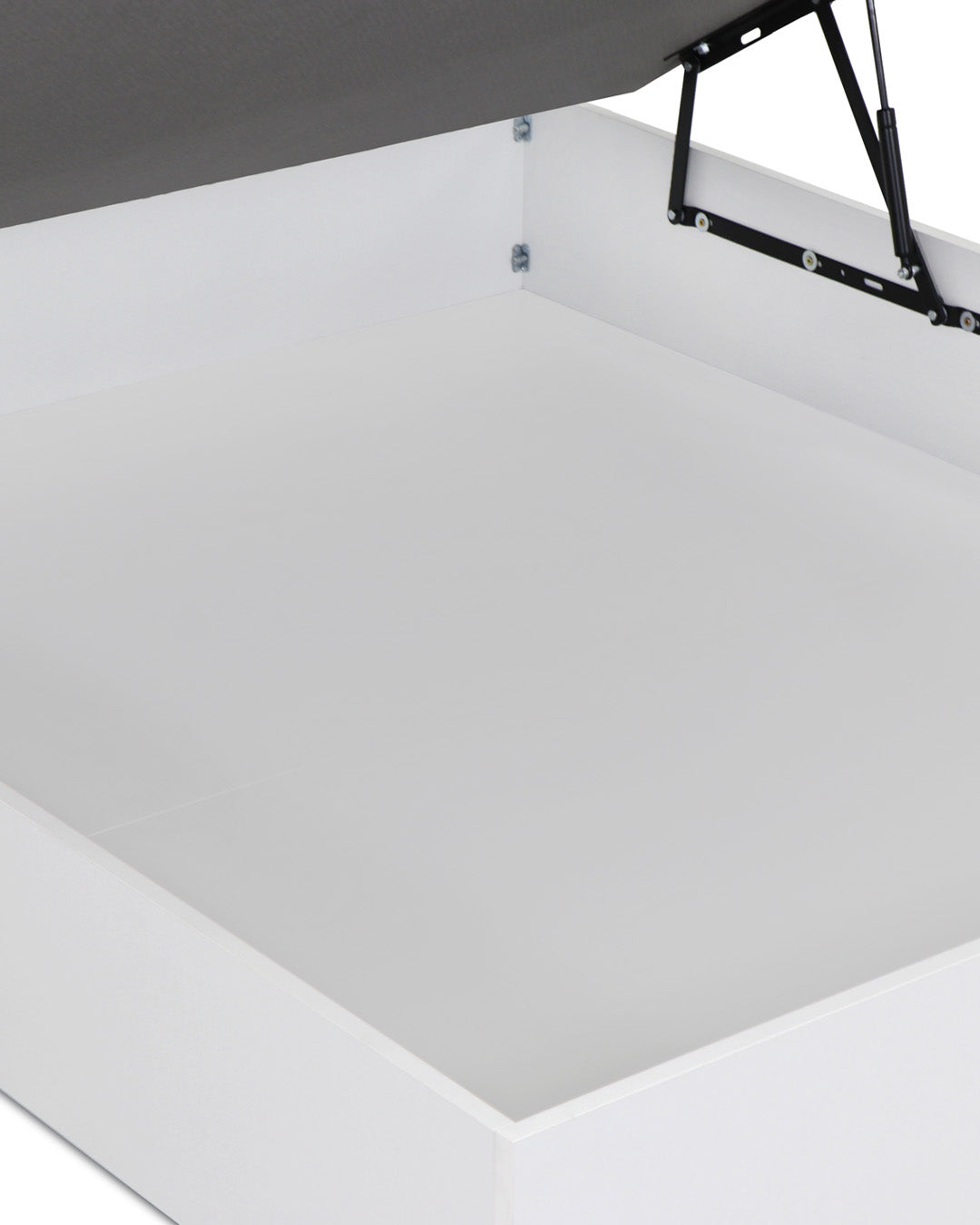 Cama com arrumação com colchão kappiton hybrid