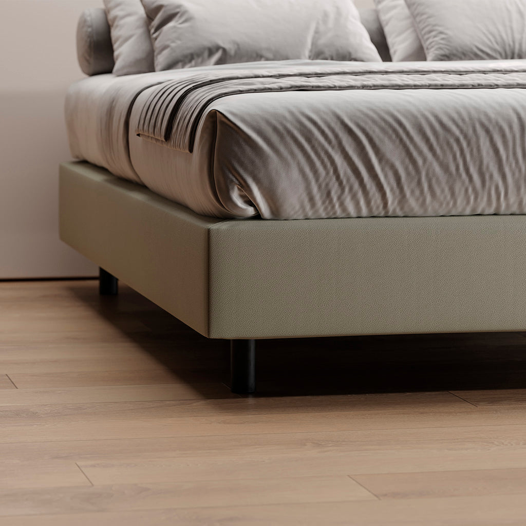 Sommier Kappiton com molas ensacadas, base com ventilação para colchão