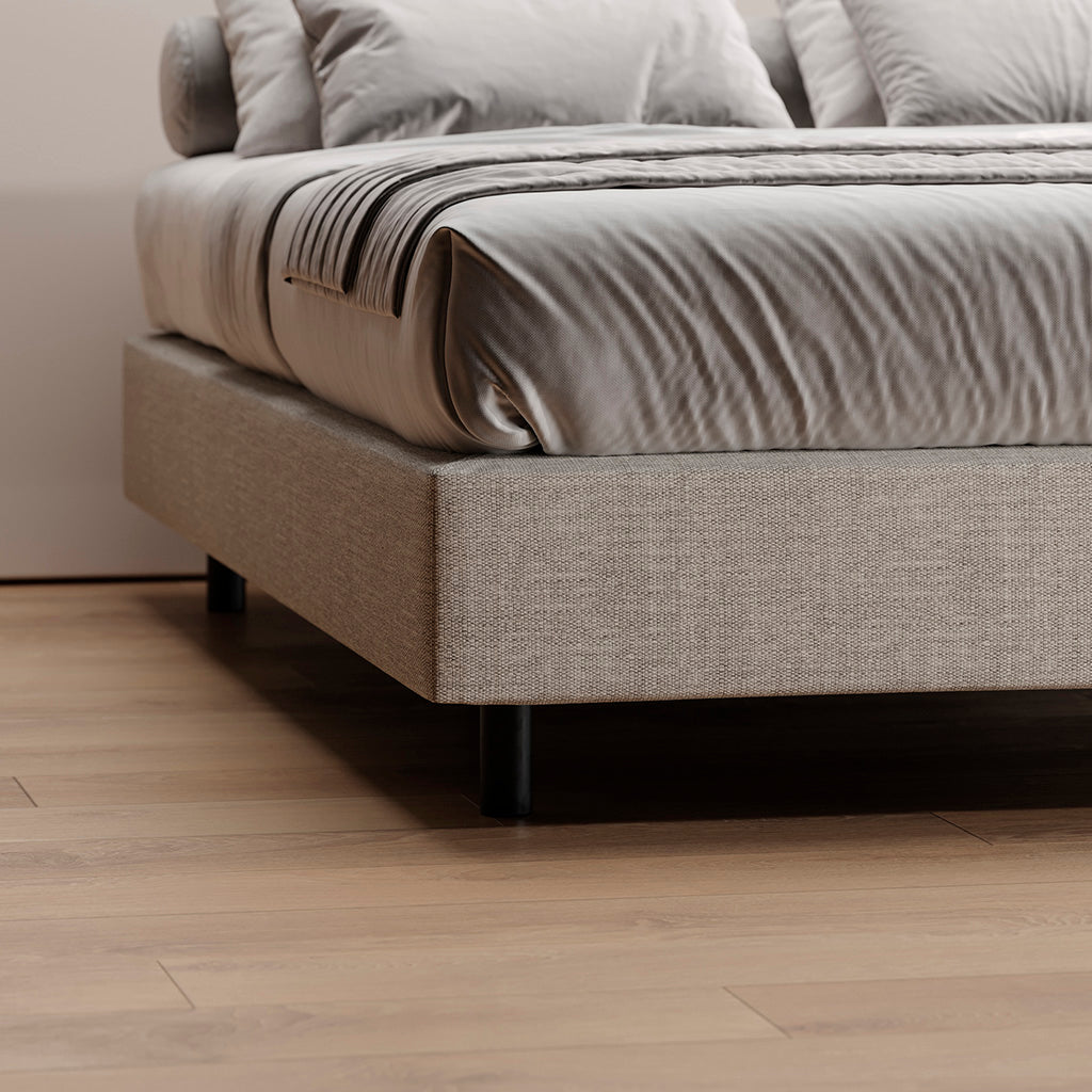 Sommier Kappiton com molas ensacadas, base com ventilação para colchão