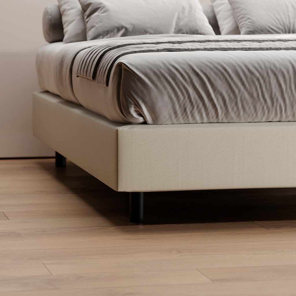 Sommier Kappiton com molas ensacadas, base com ventilação para colchão