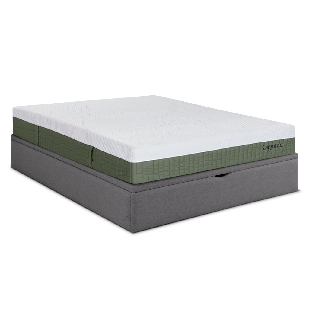 Sommier de tampo elevatório Kenya e colchão kappiton hybrid