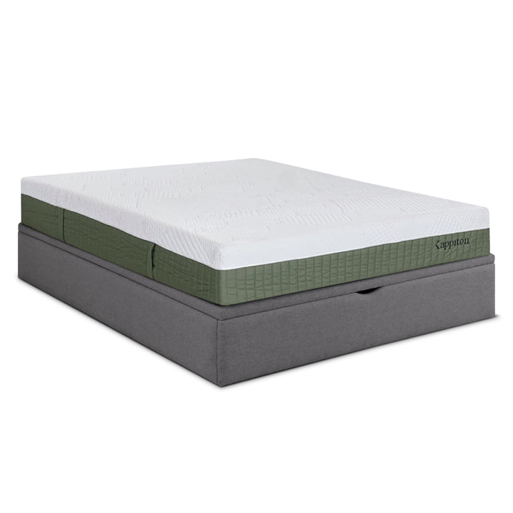 Sommier de tampo elevatório Kenya e colchão kappiton hybrid
