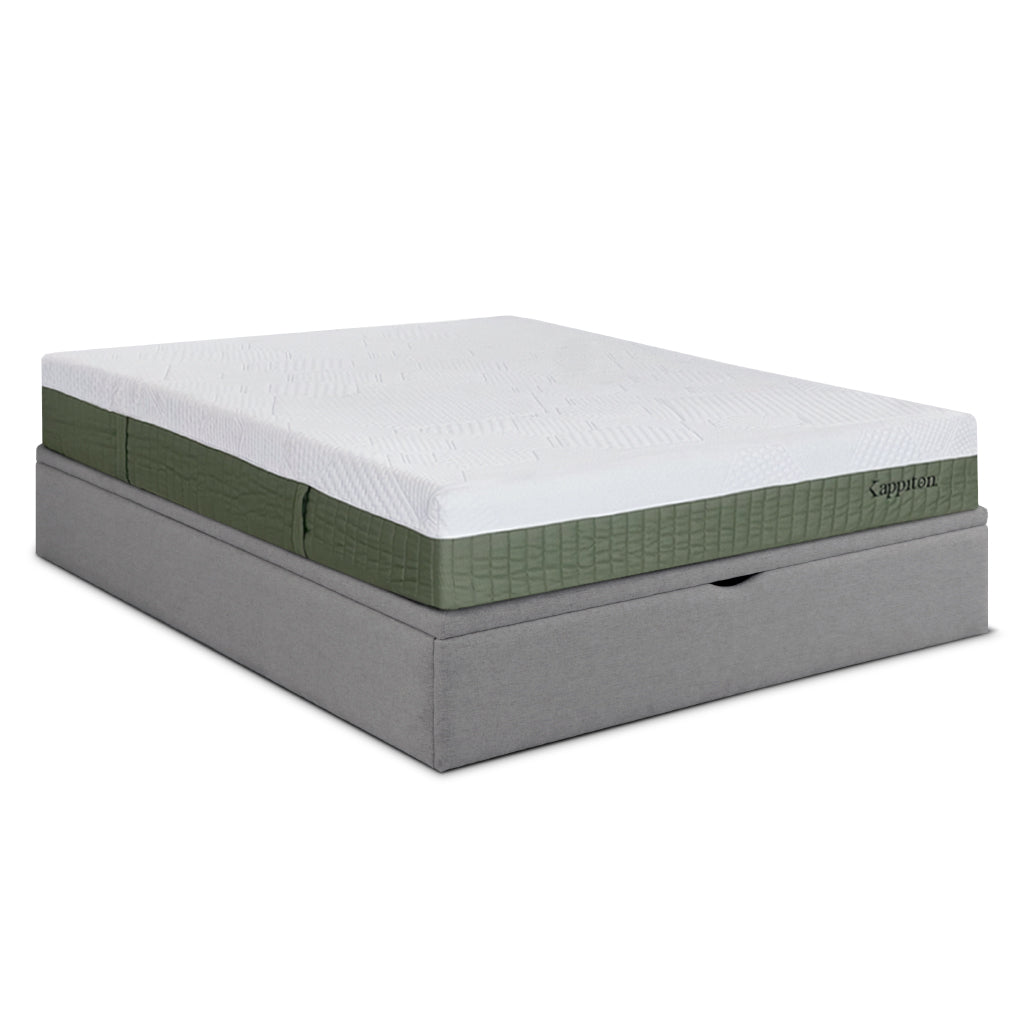 Sommier de tampo elevatório Kenya e colchão kappiton hybrid