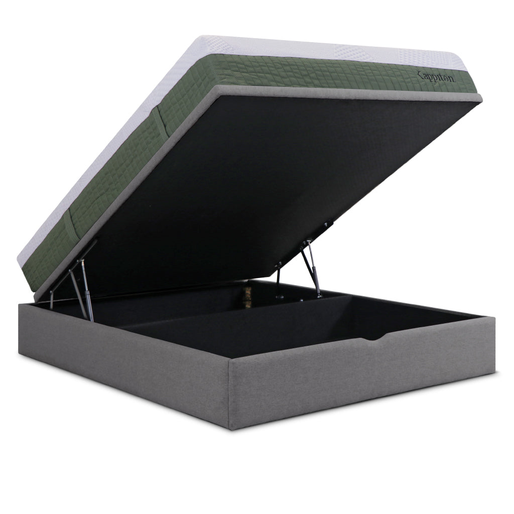 Sommier de tampo elevatório Kenya e colchão kappiton hybrid