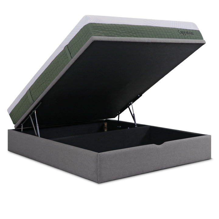 Sommier de tampo elevatório Kenya e colchão kappiton hybrid