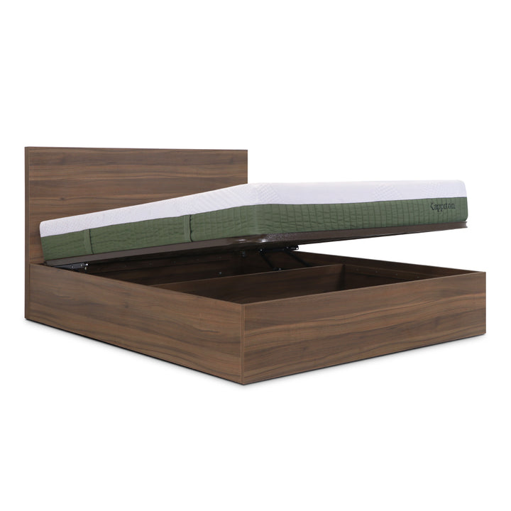 Cama com arrumação com colchão kappiton hybrid