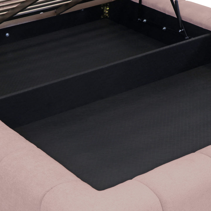 Cama com arrumação e colchão kappiton