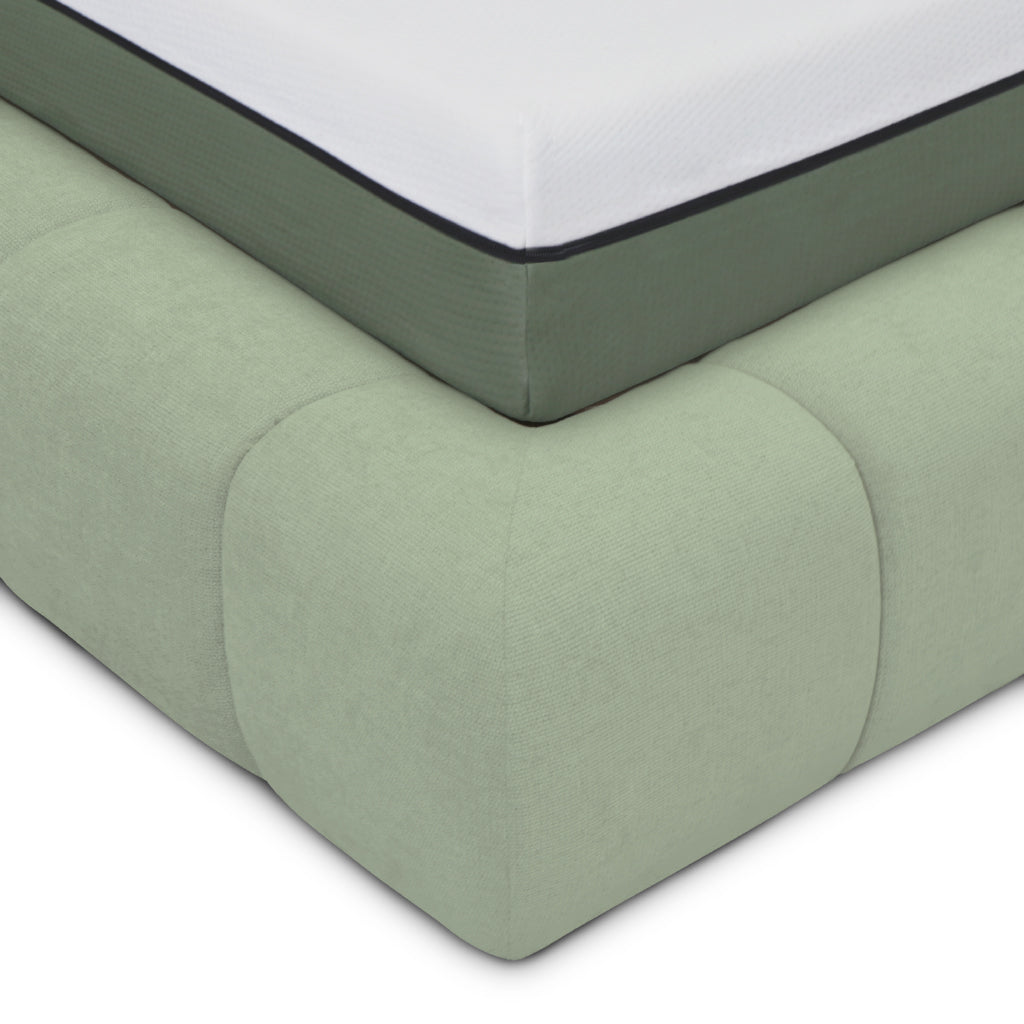 Cama com arrumação e colchão kappiton