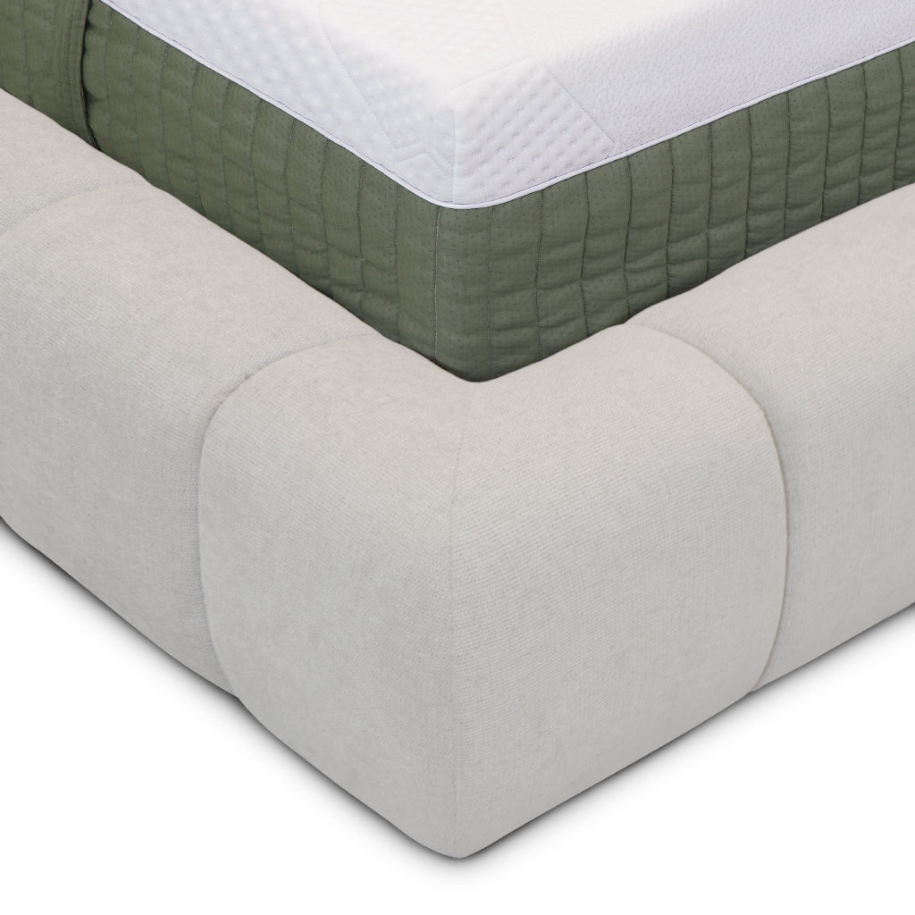 Cama com arrumação e colchão kappiton hybrid