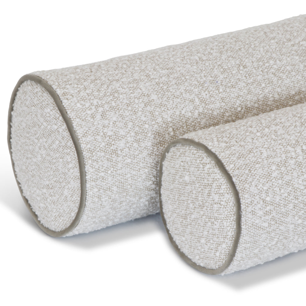 Almofada cilindrica decorativa