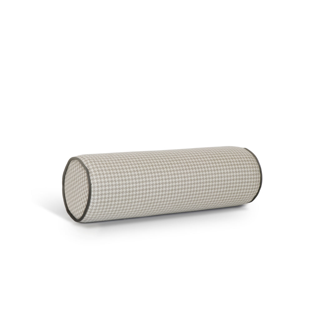 Almofada cilindrica com padrão