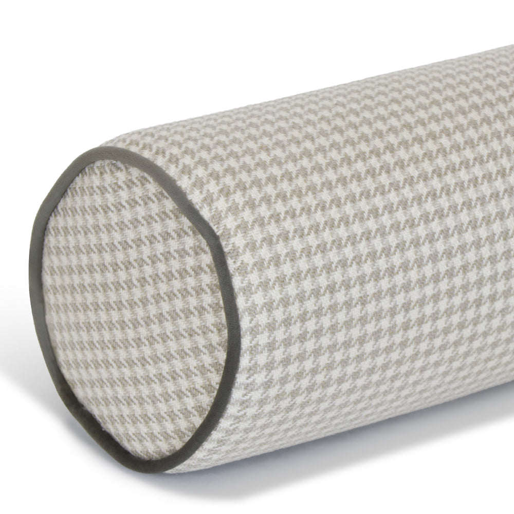 Almofada cilindrica com padrão