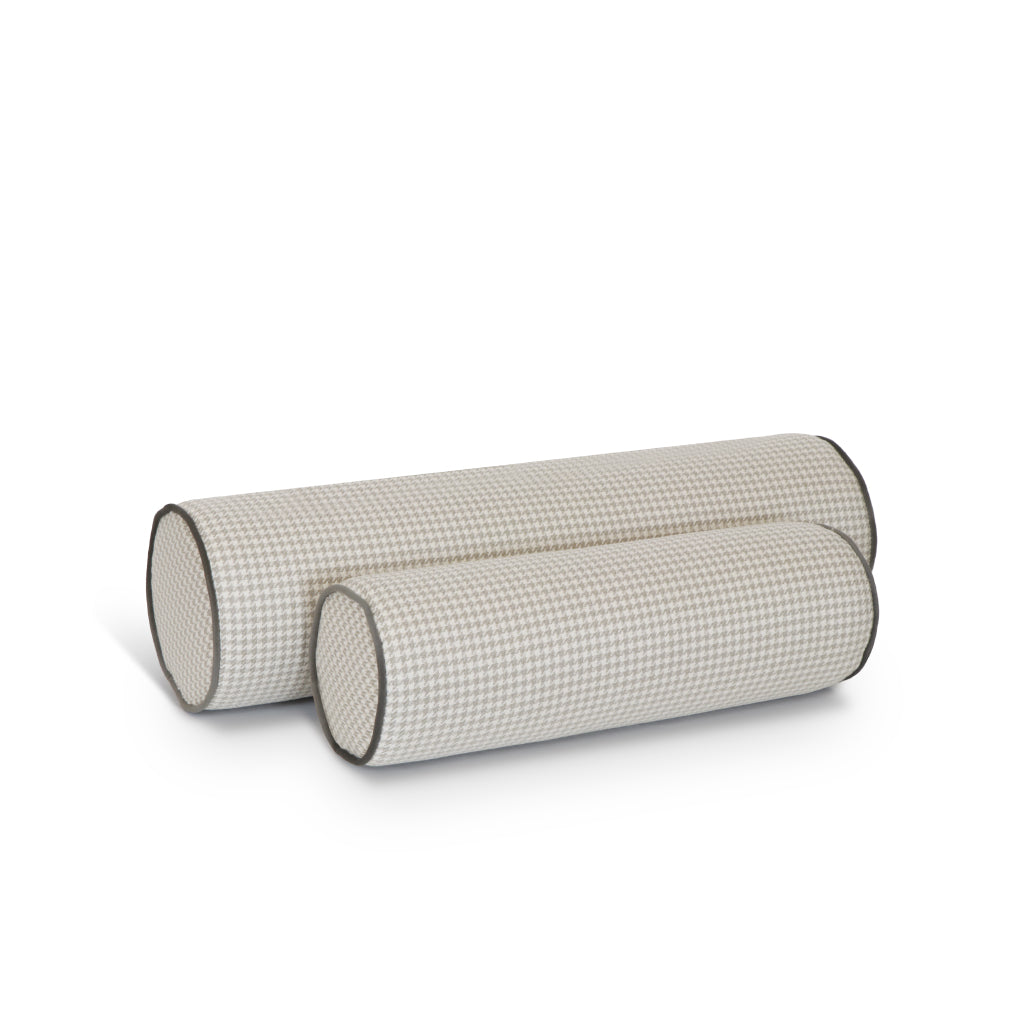 Almofada cilindrica com padrão