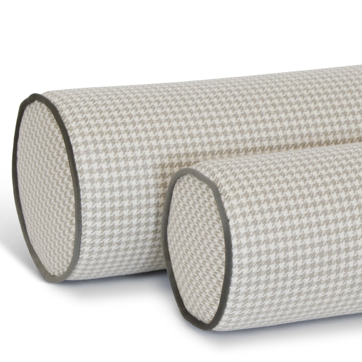 Almofada cilindrica com padrão