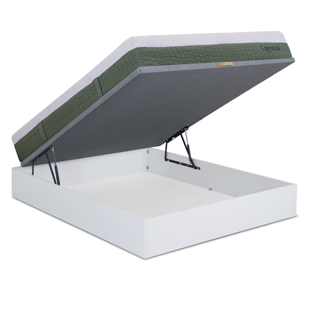 Sommier com arrumação com colchão kappiton hybrid