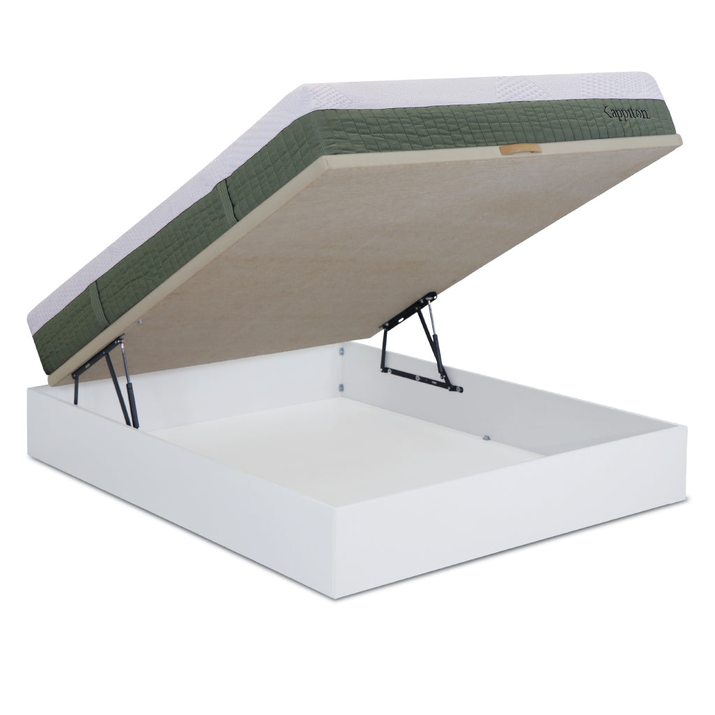 Sommier com arrumação com colchão kappiton hybrid