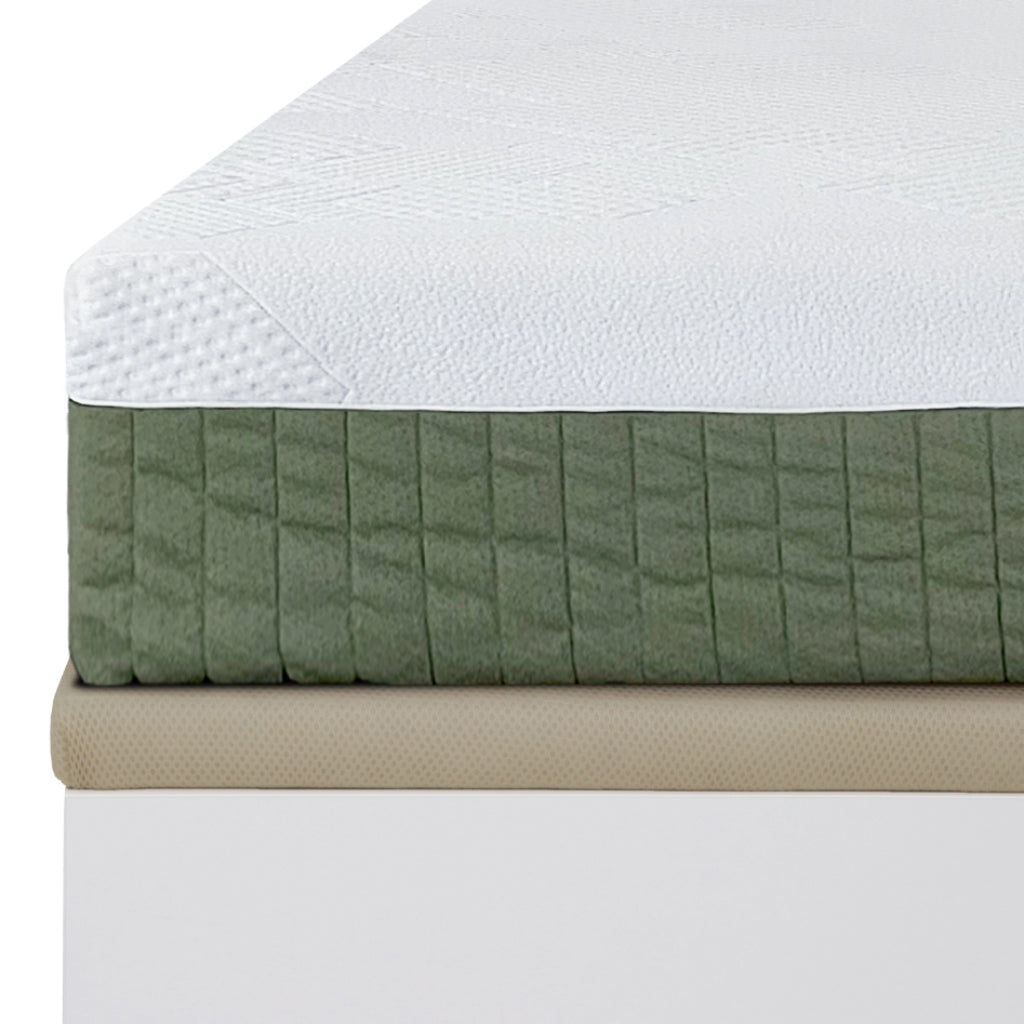 Cama com arrumação com colchão kappiton hybrid