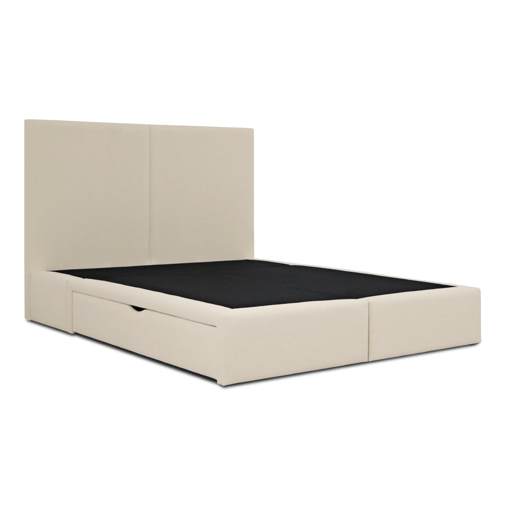 Cama com arrumação em gavetas