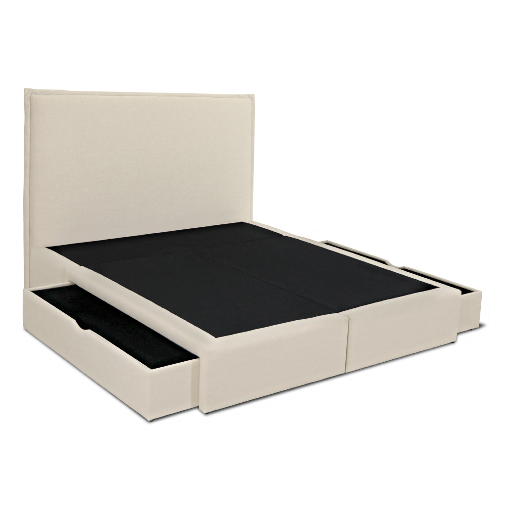Cama com arrumação em gavetas