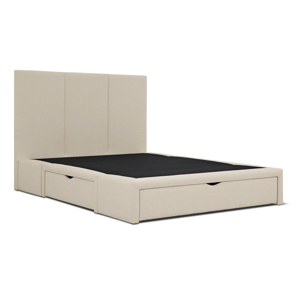 Cama com arrumação em gavetas