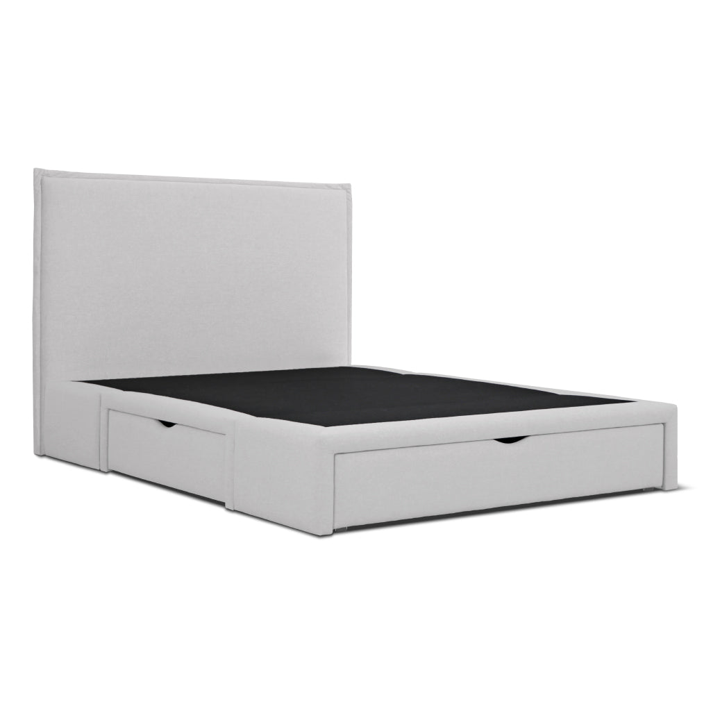 Cama completa com arrumação em gavetas