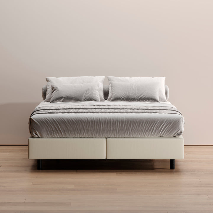 Sommier Kappiton com molas ensacadas, base com ventilação para colchão