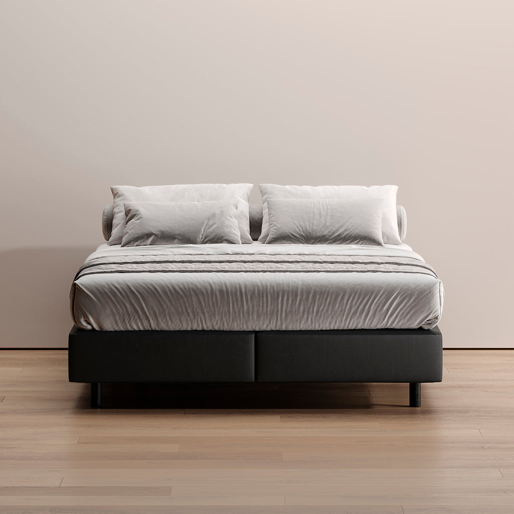 Sommier Kappiton com molas ensacadas, base com ventilação para colchão