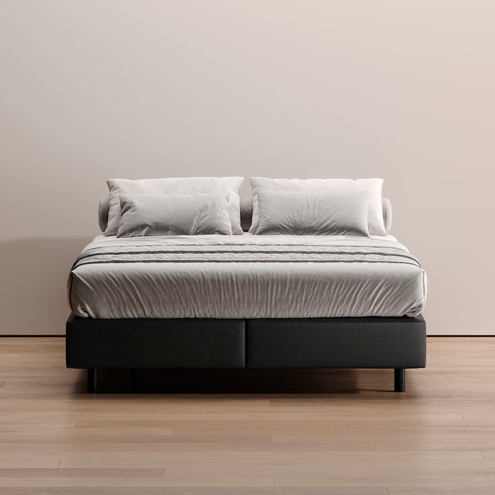 Sommier Kappiton com molas ensacadas, base com ventilação para colchão