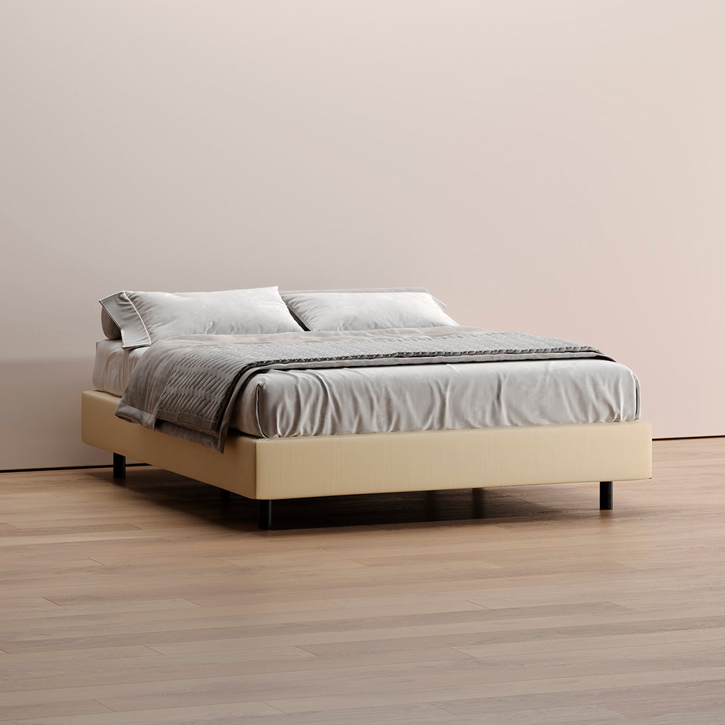 Sommier Kappiton com molas ensacadas, base com ventilação para colchão
