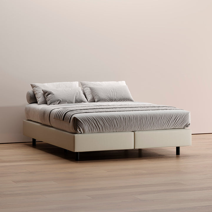 Sommier Kappiton com molas ensacadas, base com ventilação para colchão