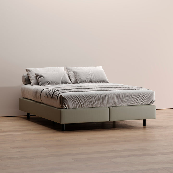 Sommier Kappiton com molas ensacadas, base com ventilação para colchão