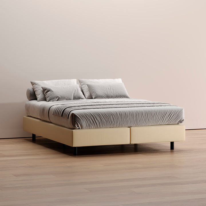 Sommier Kappiton com molas ensacadas, base com ventilação para colchão