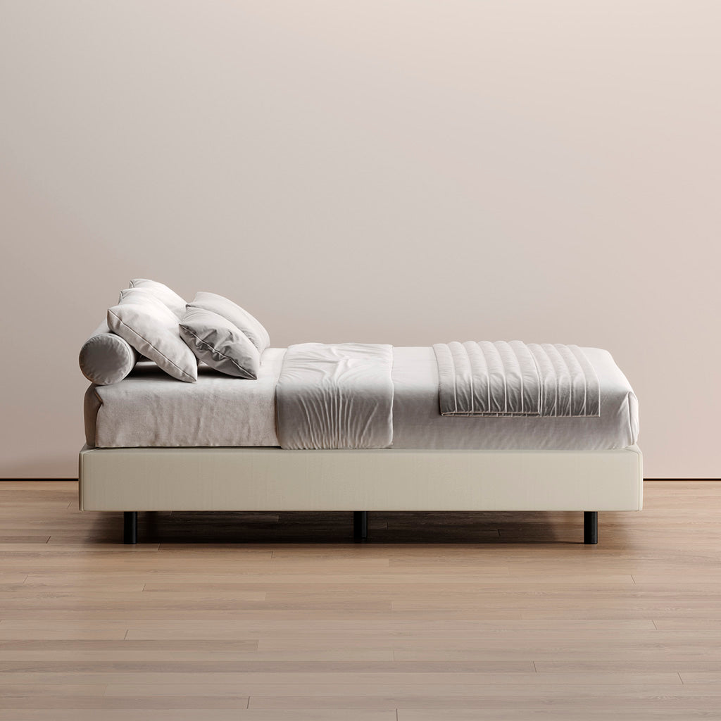 Sommier Kappiton com molas ensacadas, base com ventilação para colchão