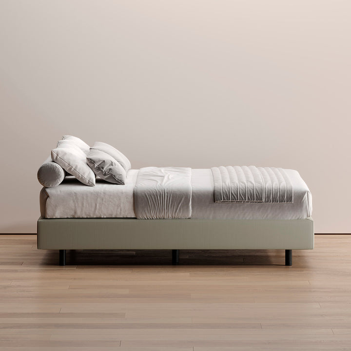 Sommier Kappiton com molas ensacadas, base com ventilação para colchão
