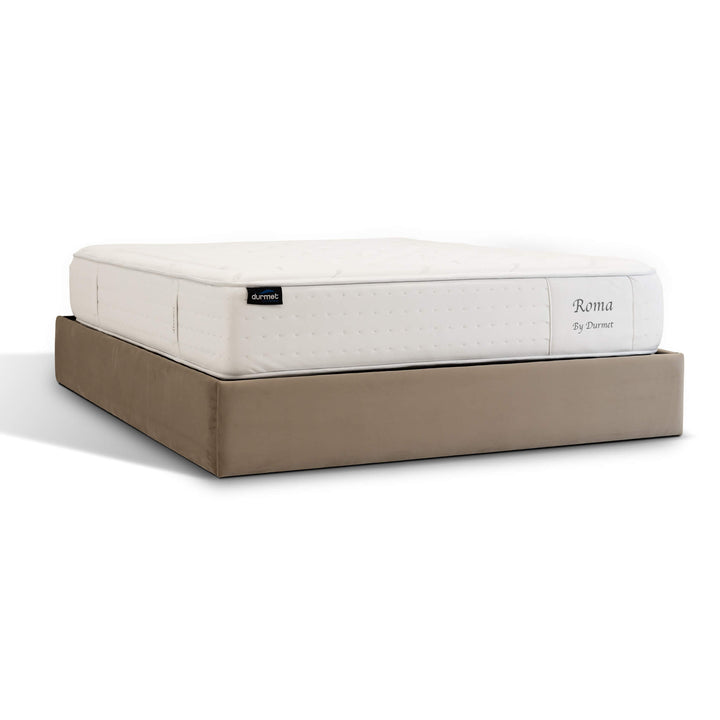 Colchão Roma de molas ensacadas com Visco Supracell, Lã Merino e 31 cm de altura.