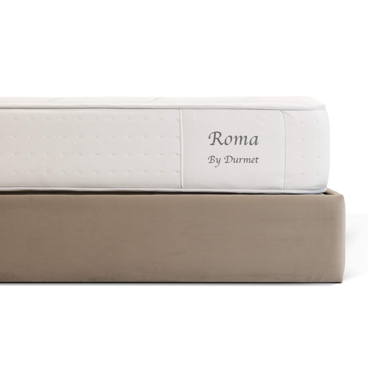 Colchão Roma de molas ensacadas com Visco Supracell, Lã Merino e 31 cm de altura.