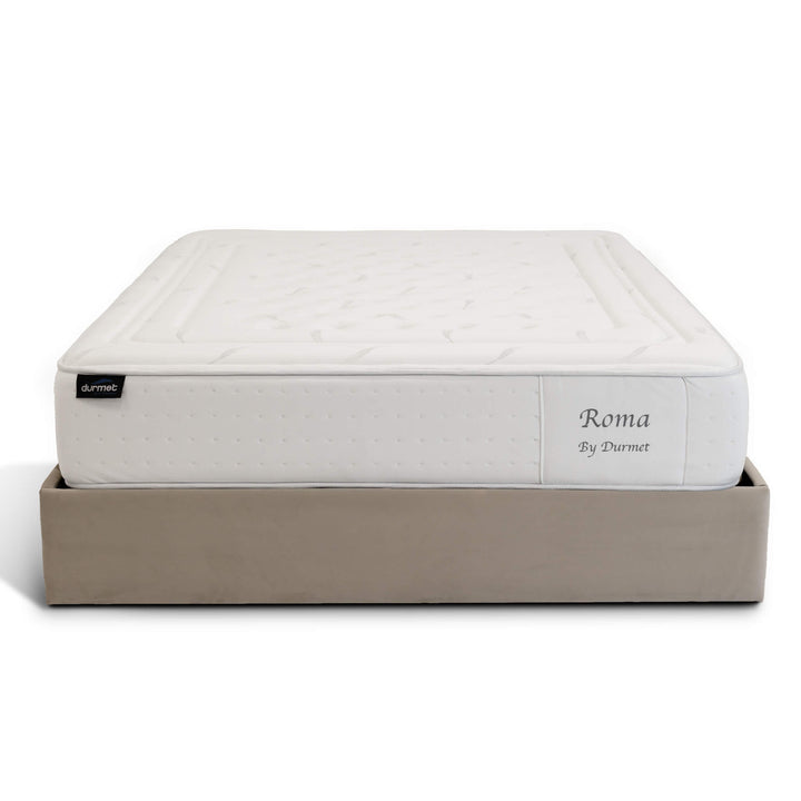 Colchão Roma de molas ensacadas com Visco Supracell, Lã Merino e 31 cm de altura.