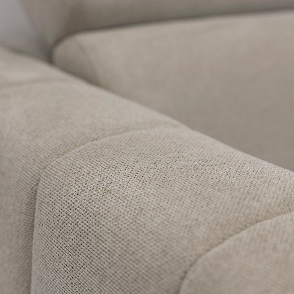 Sofá Pitada Confort 2.0 com duas chaises longue e arrumação, sofá moderno e confortável para sala
