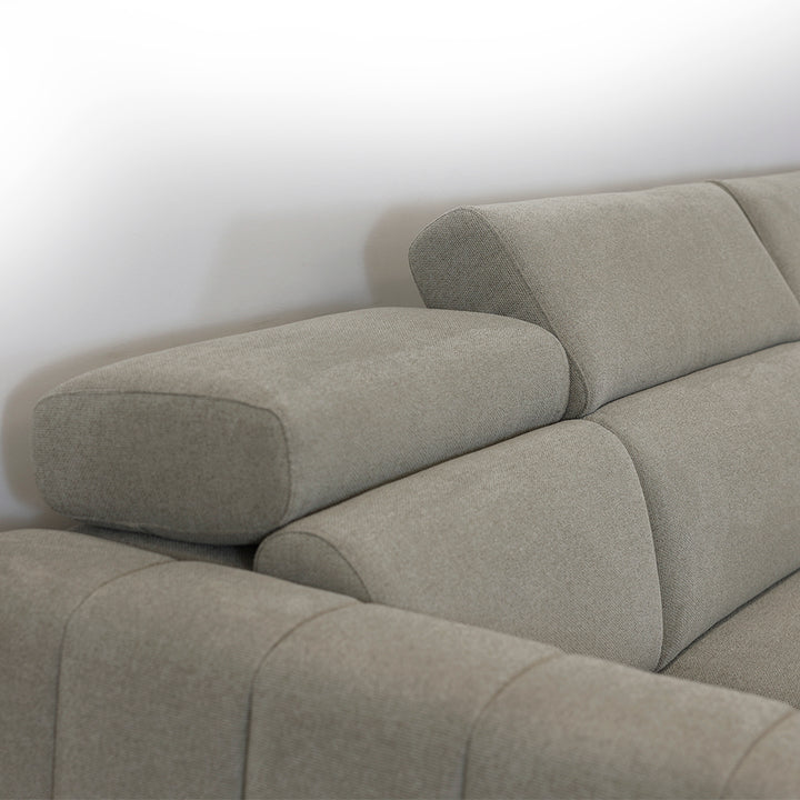 Sofá Pitada Confort 2.0 com duas chaises longue e arrumação, sofá moderno e confortável para sala