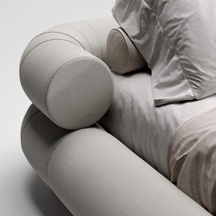 Cabeceira de cama estofada