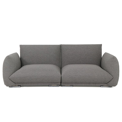 Combinação sofá modular cor taupe